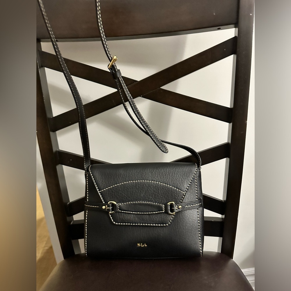 🖤 Classic Black RLL Handbag with Adjustable Strap 🖤